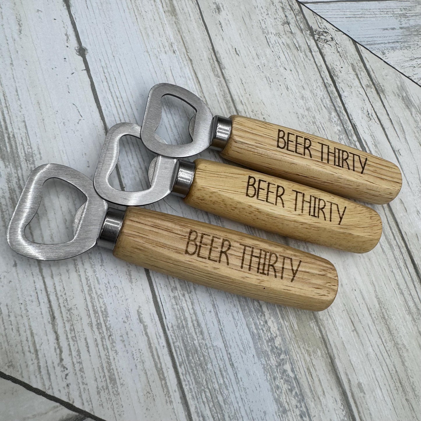 Funny Wood Handled Bottle Opener, Wooden Bottle Opener Laser Engraved, New Home Gift, Wedding Favor, Gift For Him, Custom Beer Opener