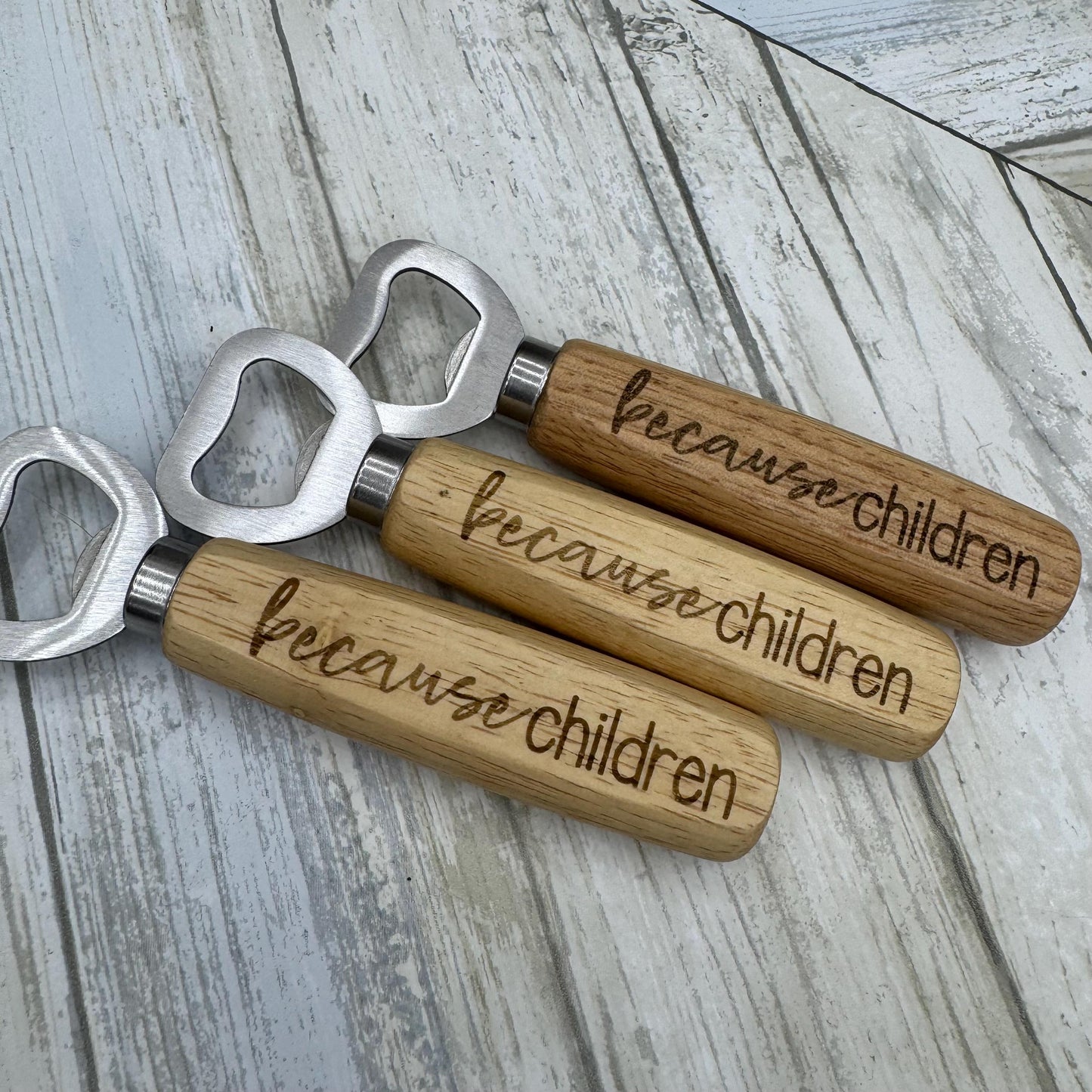 Funny Wood Handled Bottle Opener, Wooden Bottle Opener Laser Engraved, New Home Gift, Wedding Favor, Gift For Him, Custom Beer Opener
