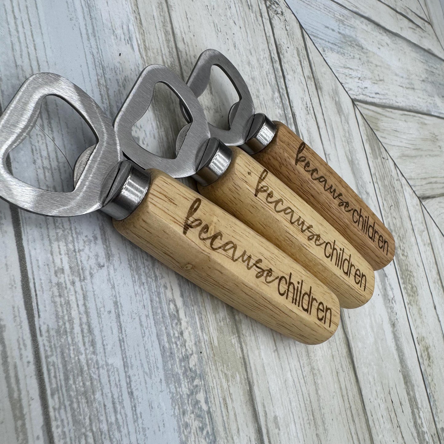 Funny Wood Handled Bottle Opener, Wooden Bottle Opener Laser Engraved, New Home Gift, Wedding Favor, Gift For Him, Custom Beer Opener