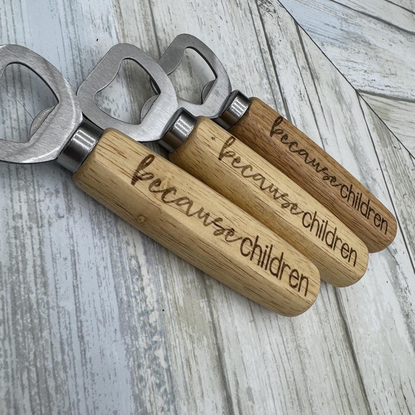 Funny Wood Handled Bottle Opener, Wooden Bottle Opener Laser Engraved, New Home Gift, Wedding Favor, Gift For Him, Custom Beer Opener
