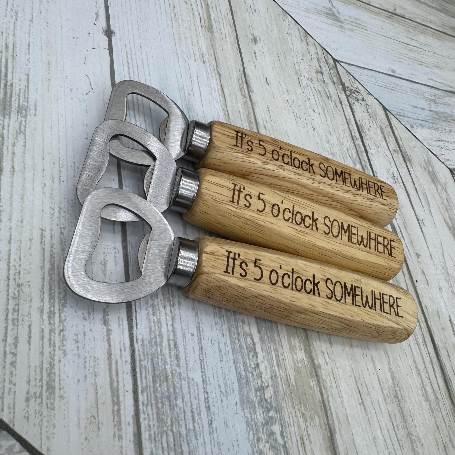 Funny Wood Handled Bottle Opener, Wooden Bottle Opener Laser Engraved, New Home Gift, Wedding Favor, Gift For Him, Custom Beer Opener