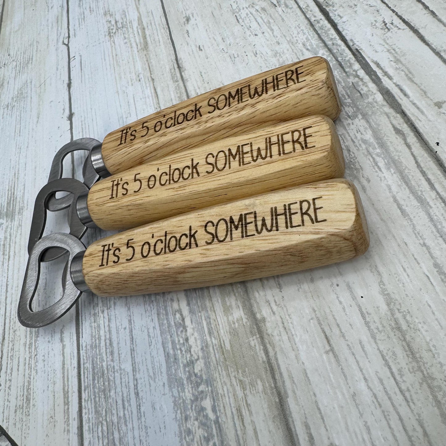 Funny Wood Handled Bottle Opener, Wooden Bottle Opener Laser Engraved, New Home Gift, Wedding Favor, Gift For Him, Custom Beer Opener