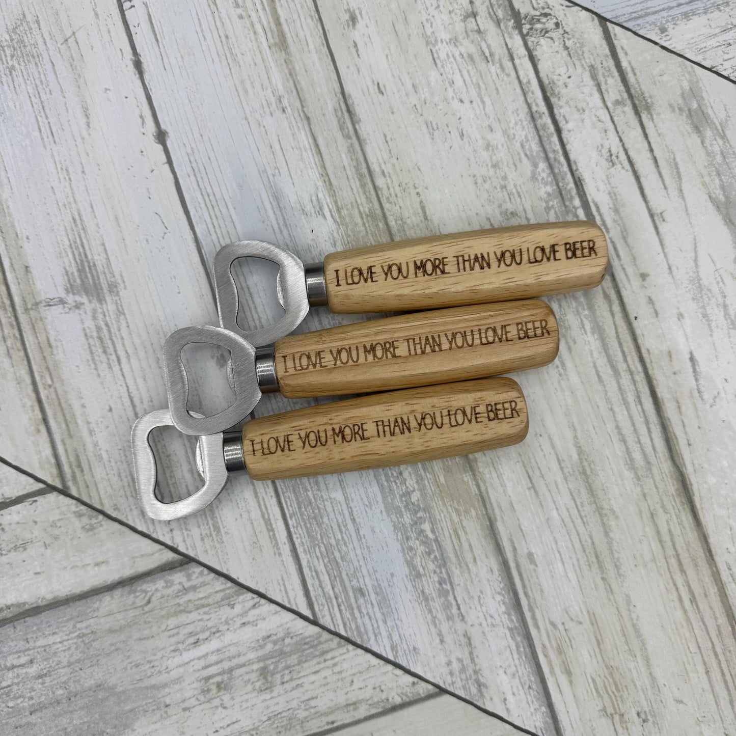 Funny Wood Handled Bottle Opener, Wooden Bottle Opener Laser Engraved, New Home Gift, Wedding Favor, Gift For Him, Custom Beer Opener