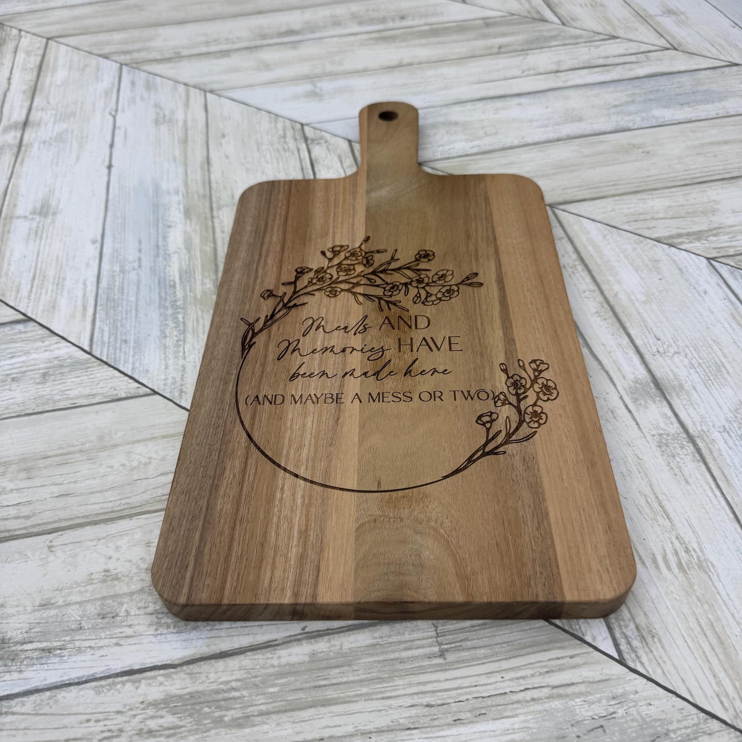 Meals And Memories Have Been Made Here Cutting Board Wedding Gift Decor Cutting Board Kitchen Decor For New Home