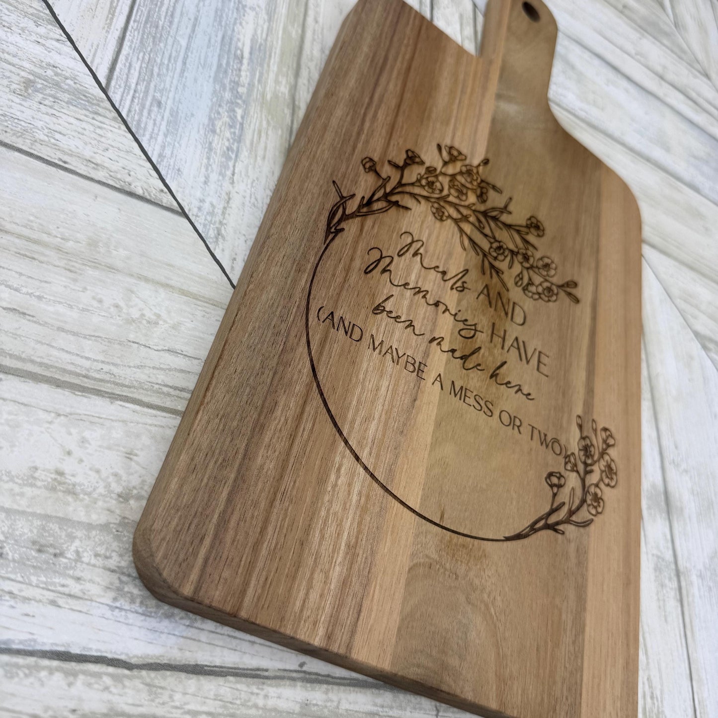 Meals And Memories Have Been Made Here Cutting Board Wedding Gift Decor Cutting Board Kitchen Decor For New Home