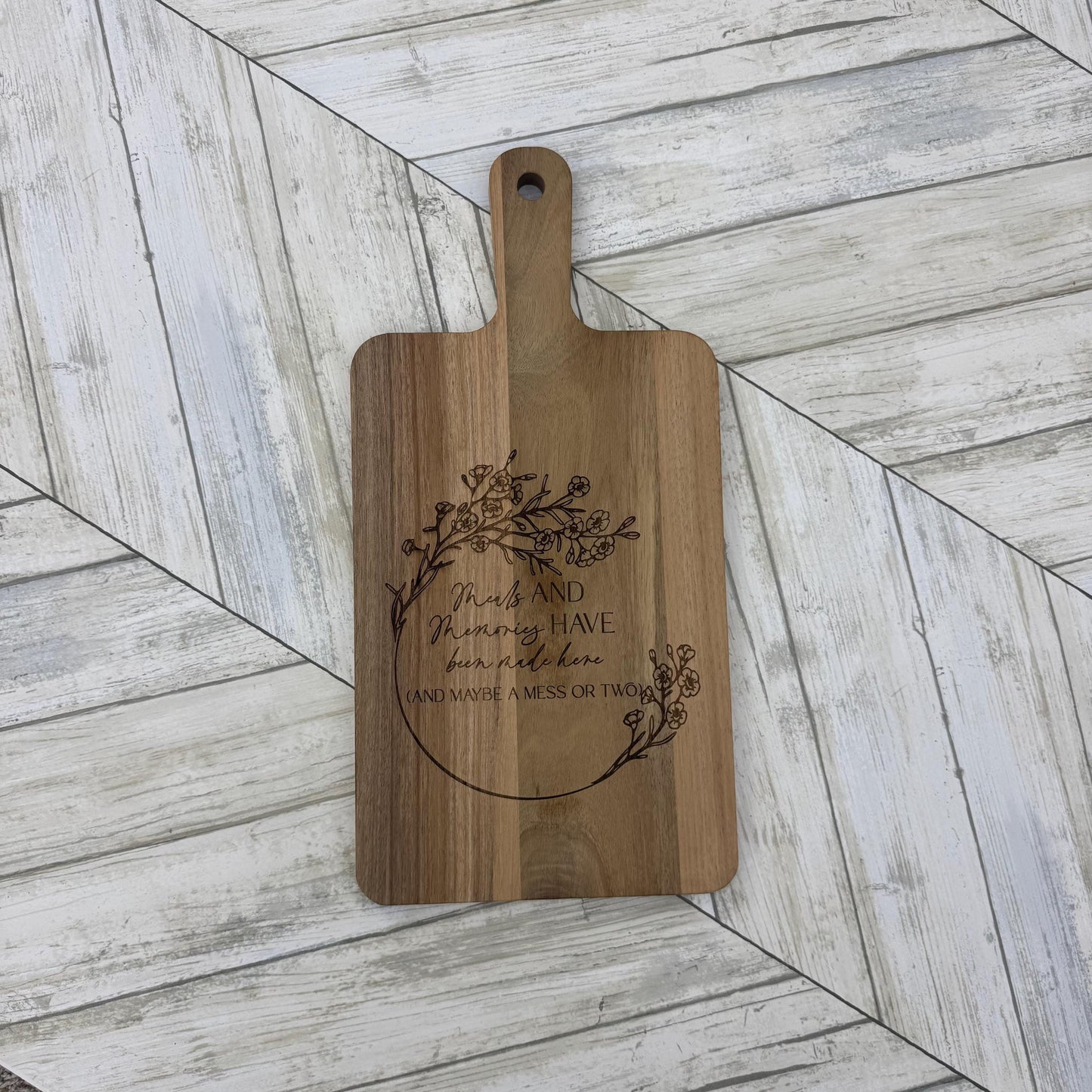 Meals And Memories Have Been Made Here Cutting Board Wedding Gift Decor Cutting Board Kitchen Decor For New Home