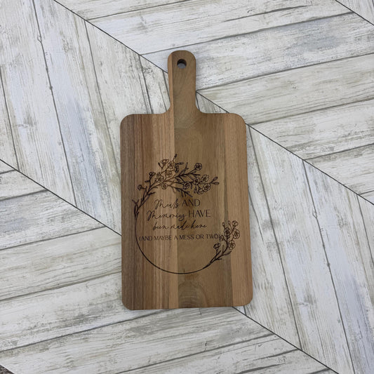 Meals And Memories Have Been Made Here Cutting Board Wedding Gift Decor Cutting Board Kitchen Decor For New Home
