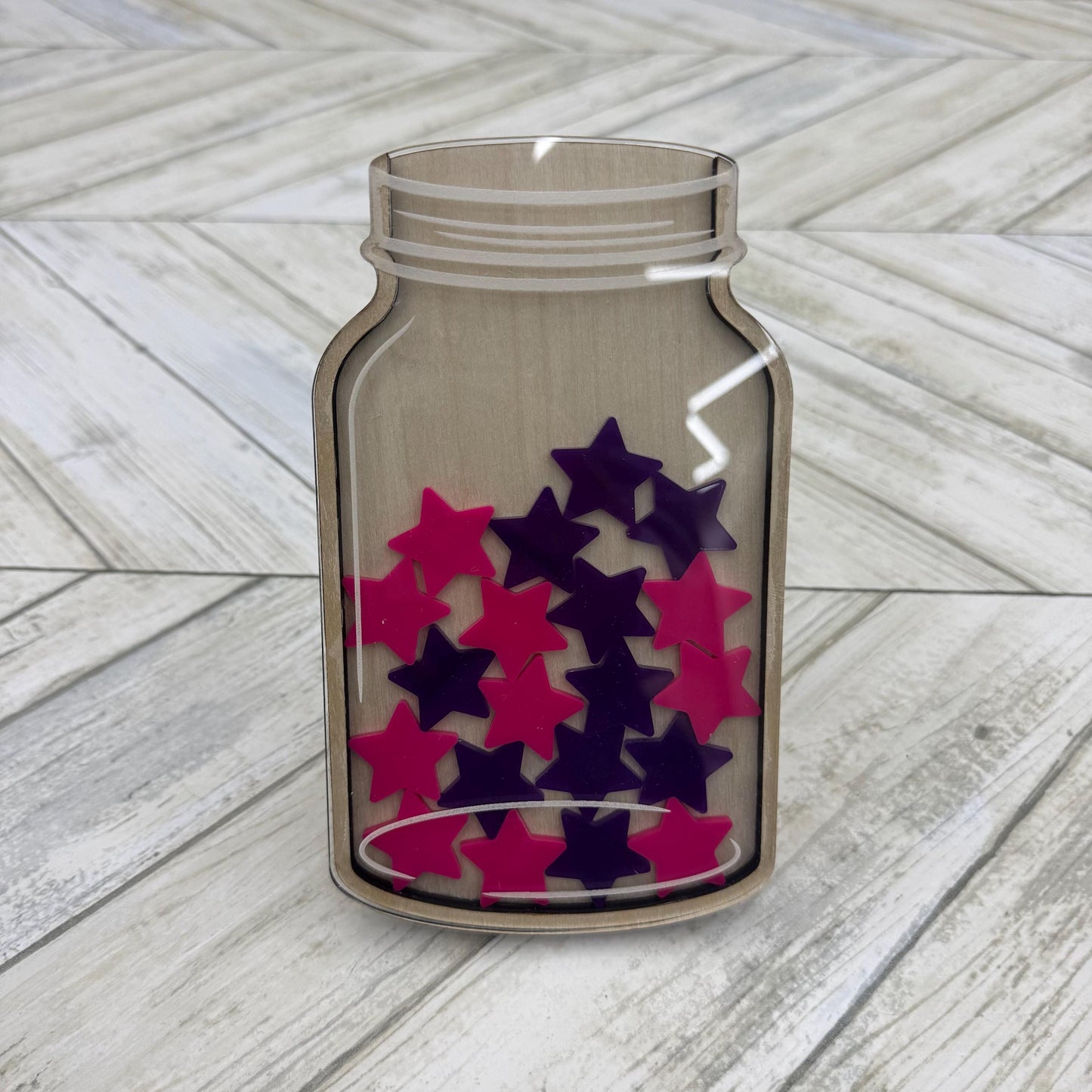 Reward Jar With Tokens Gift For Kids Behavior Tokens And Holder Star Jar Reward Jar Reward System Chores Positive Reinforcement Tokens